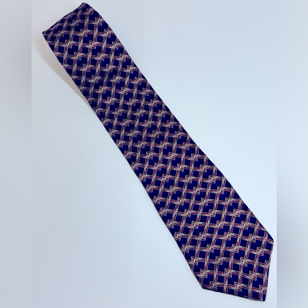 Men’s neck tie - Oscar de la Renti Geometric pattern